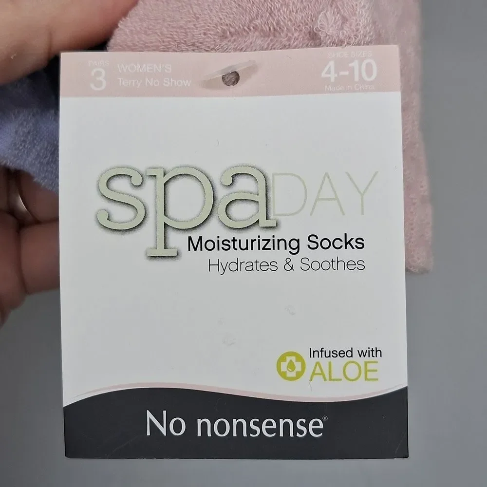 Aloe infused socks Daisy Terry No Show